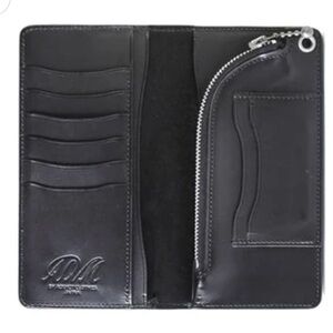 ADDICT Clothes Long Wallet Black Trucker Biker Streetwear Rugged